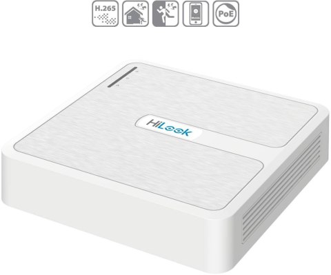 Rejestrator IP Hilook by Hikvision 4 kanały 4MP NVR-4CH-H/4P biały Rejestrator IP Hilook by Hikvision 4 kanały 4MP NVR-4CH-H/4P biały