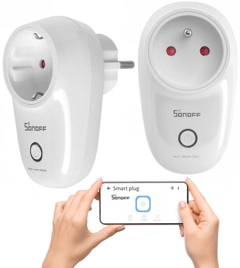 SONOFF Inteligentna gniazdko elektryczne Zigbee 10A 3680W S26R2ZBTPE-FR SONOFF Inteligentna gniazdko elektryczne Zigbee 10A 3680W S26R2ZBTPE-FR