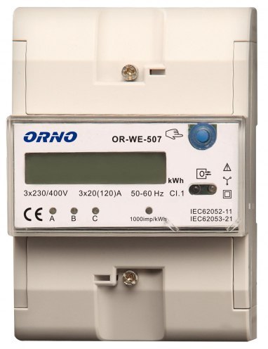 WSKAŹNIK ZUŻYCIA ENERGII ORNO OR-WE-507 3-FAZOWY WSKAŹNIK ZUŻYCIA ENERGII ORNO OR-WE-507 3-FAZOWY
