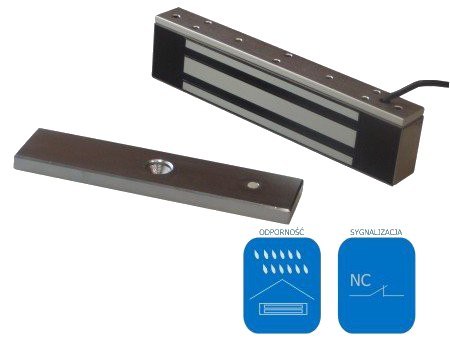 Zwora elektromagnetyczna SCOT EL-1200WS zew. Zwora elektromagnetyczna SCOT EL-1200WS zew.