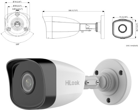 Kamera IP Hilook by Hikvision tuba 5MP IPCAM-B5 IR30 2.8mm Kamera IP Hilook by Hikvision tuba 5MP IPCAM-B5 IR30 2.8mm