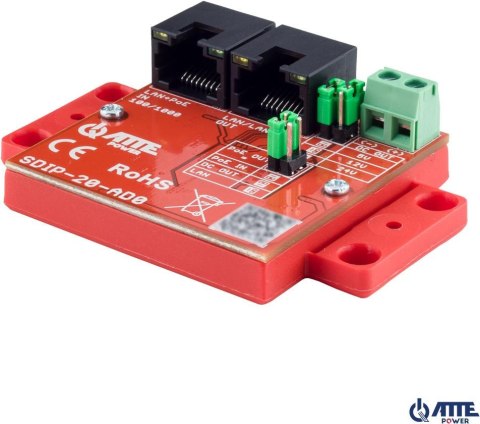 Adapter PoE obniżający napięcie ATTE SDIP-20-AD0 Adapter PoE obniżający napięcie ATTE SDIP-20-AD0