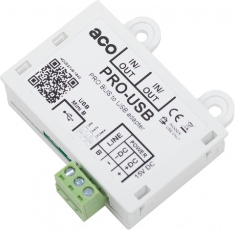 ACO PRO-USB Kabel USB do programowania systemów ACO PRO generacji 3 ACO PRO-USB Kabel USB do programowania systemów ACO PRO generacji 3