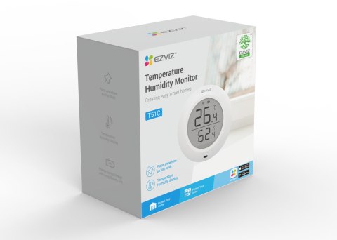 Czujnik temperatury i wilgotności T51C EZVIZ Czujnik temperatury i wilgotności T51C EZVIZ