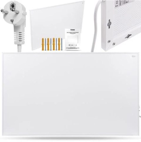 Zestaw Panel grzewczy IR CRONOS Carbon P800 White Zestaw Panel grzewczy IR CRONOS Carbon P800 White