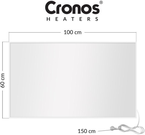 Zestaw Panel grzewczy IR CRONOS Carbon P800 White Zestaw Panel grzewczy IR CRONOS Carbon P800 White