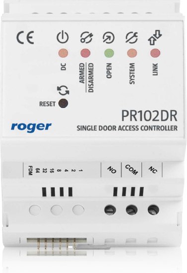 Kontroler dostępu ROGER PR102DR Kontroler dostępu ROGER PR102DR
