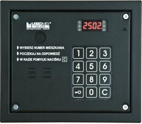Laskomex CP-2503P czarny Panel audio z możliwością dołożenia kamery Laskomex CP-2503P czarny Panel audio z możliwością dołożenia kamery