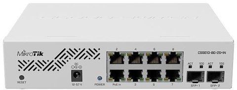 MIKROTIK ROUTERBOARD CSS610-8G-2S+IN MIKROTIK ROUTERBOARD CSS610-8G-2S+IN