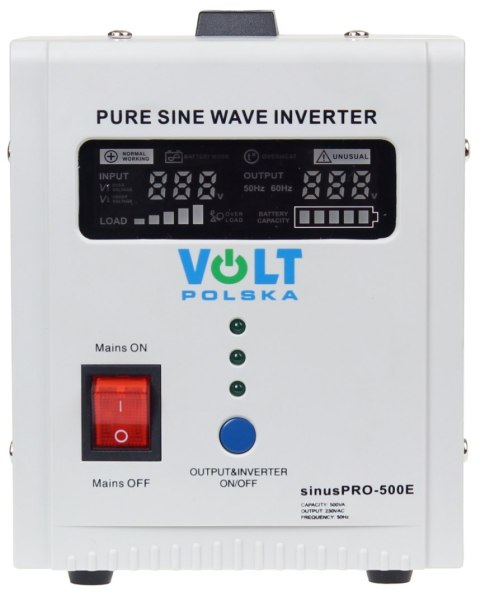 PRZETWORNICA VOLT POLSKA SINUSPRO-500E 12V 350/500W PRZETWORNICA VOLT POLSKA SINUSPRO-500E 12V 350/500W