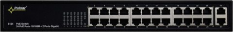 SWITCH POE PULSAR S124 24+2 UPLINK POE+ GIGABIT SWITCH POE PULSAR S124 24+2 UPLINK POE+ GIGABIT