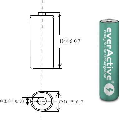 Akumulatorki AAA / R03 Ni-MH everActive 550mAh Infinity Line 3000 cykli (blister 4 szt.) Akumulatorki AAA / R03 Ni-MH everActive 550mAh Infinity Line 3000 cykli (blister 4 szt.)