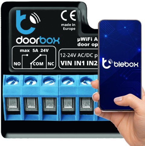 Moduł sterowania drzwiami doorbox Blebox Moduł sterowania drzwiami doorbox Blebox
