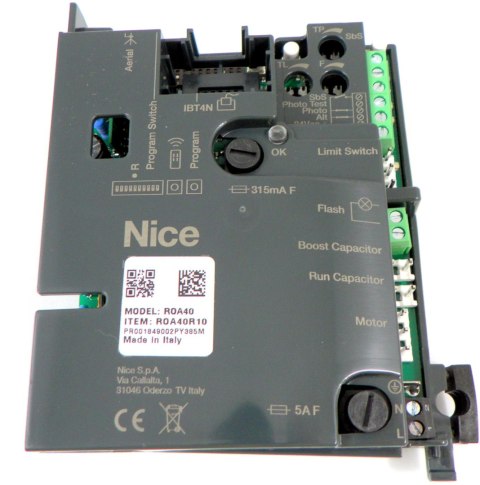 Centrala Nice ROA40R10 do ROX600/1000 (SPROA40R10) Centrala Nice ROA40R10 do ROX600/1000 (SPROA40R10)