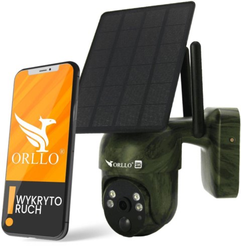Kamera IP Orllo Bezprzewodowa 4G LTE Obrotowa z Panelem Solarnym ORLLO TZ1 MORO Kamera IP Orllo Bezprzewodowa 4G LTE Obrotowa z Panelem Solarnym ORLLO TZ1 MORO
