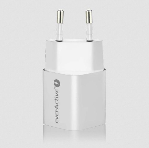 ŁADOWARKA SIECIOWA everActive GaN SC-390Q 30W 1xUSB-C 1xUSB-A PD PPS ŁADOWARKA SIECIOWA everActive GaN SC-390Q 30W 1xUSB-C 1xUSB-A PD PPS