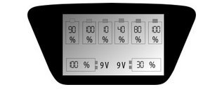 Ładowarka procesorowa do akumulatorków AA / AAA / C / D / 6F22 / 9V everActive NC-900U Ładowarka procesorowa do akumulatorków AA / AAA / C / D / 6F22 / 9V everActive NC-900U