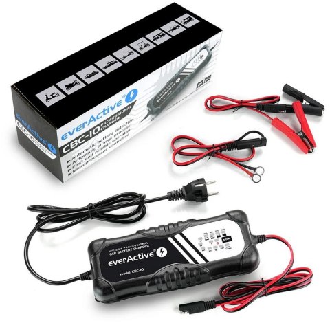 Ładowarka prostownik do akumulatorów 12V/24V everActive 29.4V/10A CBC-10 Ładowarka prostownik do akumulatorów 12V/24V everActive 29.4V/10A CBC-10