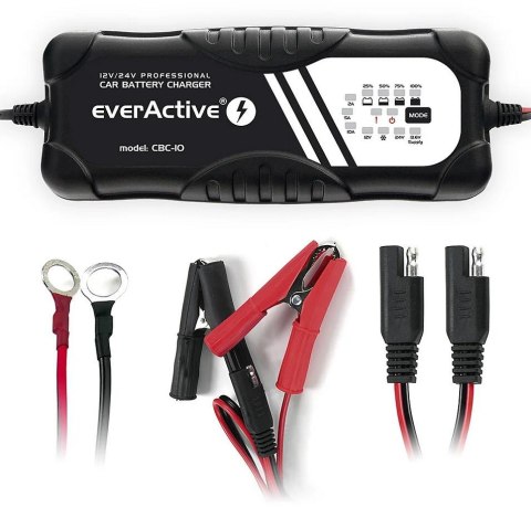 Ładowarka prostownik do akumulatorów 12V/24V everActive 29.4V/10A CBC-10 Ładowarka prostownik do akumulatorów 12V/24V everActive 29.4V/10A CBC-10
