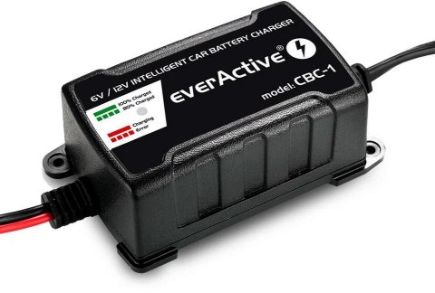 Ładowarka prostownik do akumulatorów 6V/12V everActive 14V/1A CBC-1 Ładowarka prostownik do akumulatorów 6V/12V everActive 14V/1A CBC-1