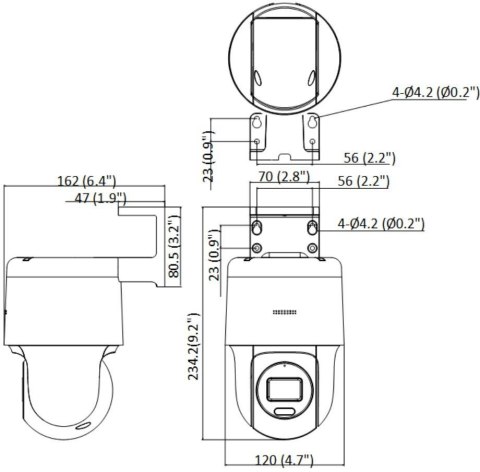 Kamera IP Hilook by Hikvision obrotowa PTZ 2MP PTZ-N2MP Kamera IP Hilook by Hikvision obrotowa PTZ 2MP PTZ-N2MP