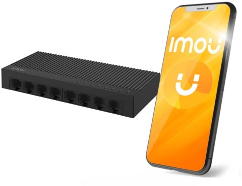 Switch Imou 8-portowy SF108C plastikowa obudowa 100Mbps Switch Imou 8-portowy SF108C plastikowa obudowa 100Mbps