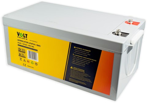 AKUMULATOR VOLT POLSKA LITOWO-ŻELAZOWO-FOSFORANOWY LiFePO4 24V 120Ah 120A AKUMULATOR VOLT POLSKA LITOWO-ŻELAZOWO-FOSFORANOWY LiFePO4 24V 120Ah 120A