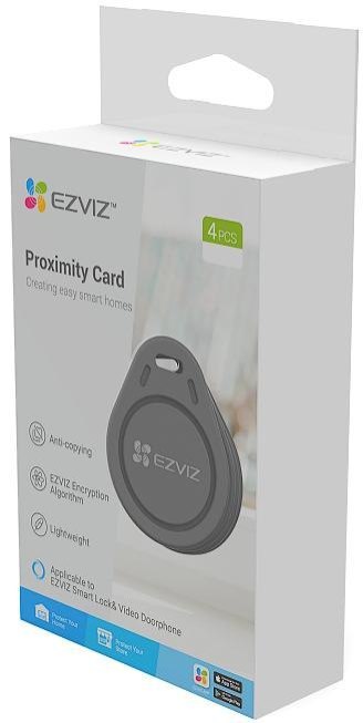 BRELOKI ZBLIŻENIOWE EZVIZ CS-DL-IC-CPU-R200 (4szt) BRELOKI ZBLIŻENIOWE EZVIZ CS-DL-IC-CPU-R200 (4szt)
