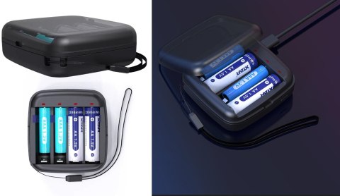 Ładowarka do akumulatorów cylindrycznych Li-ion 1,5V / Ni-MH AA / AAA Xtar BC4 Ładowarka do akumulatorów cylindrycznych Li-ion 1,5V / Ni-MH AA / AAA Xtar BC4