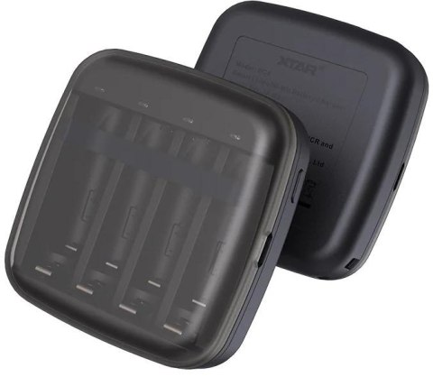 Ładowarka do akumulatorów cylindrycznych Li-ion 1,5V / Ni-MH AA / AAA Xtar BC4 Ładowarka do akumulatorów cylindrycznych Li-ion 1,5V / Ni-MH AA / AAA Xtar BC4