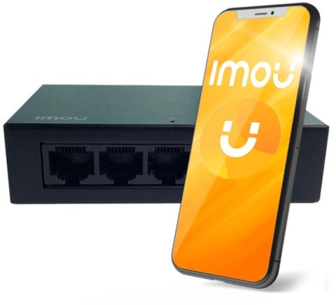 Switch Imou 5-portowy SF105 metalowa obudowa 100Mbps Switch Imou 5-portowy SF105 metalowa obudowa 100Mbps