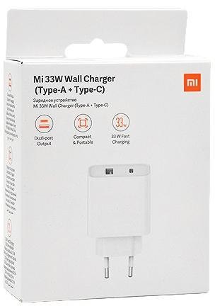 Ładowarka USB Xiaomi Mi 33W Wall Charger (Type-A+Type-C) Ładowarka USB Xiaomi Mi 33W Wall Charger (Type-A+Type-C)