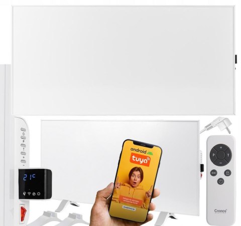 Panel grzewczy IR CRONOS Synthelith PRO CRP-770TWP WHITE TUYA Panel grzewczy IR CRONOS Synthelith PRO CRP-770TWP WHITE TUYA