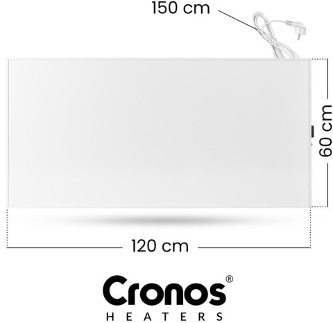 Panel grzewczy IR CRONOS Synthelith PRO CRP-770TWP WHITE TUYA Panel grzewczy IR CRONOS Synthelith PRO CRP-770TWP WHITE TUYA