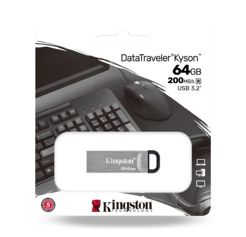 Pendrive Kingston Kyson DTKN/64GB USB 3.2 Gen1 Pendrive Kingston Kyson DTKN/64GB USB 3.2 Gen1