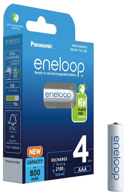 Akumulatorki R03 / AAA Panasonic Eneloop 800mAh BK-4MCDE/4BE (blister 4 szt.) Akumulatorki R03 / AAA Panasonic Eneloop 800mAh BK-4MCDE/4BE (blister 4 szt.)