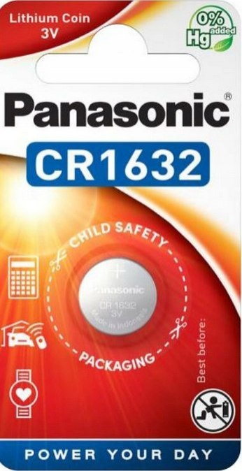Bateria CR1632 1BL PANASONIC 3V 140mAh (1 szt.) Bateria CR1632 1BL PANASONIC 3V 140mAh (1 szt.)