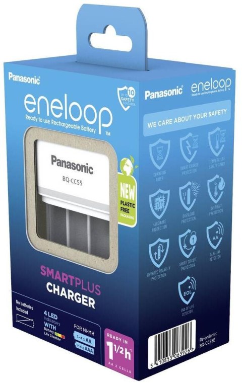 Ładowarka do akumulatorków Ni-MH Panasonic Eneloop BQ-CC55 EKO Ładowarka do akumulatorków Ni-MH Panasonic Eneloop BQ-CC55 EKO