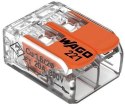 Szybkozłączka uniwersalna LINKA/DRUT 2x 0,2-4mm2 WAGO 221-412 (Paczka 100szt.) Szybkozłączka uniwersalna LINKA/DRUT 2x 0,2-4mm2 WAGO 221-412 (Paczka 100szt.)