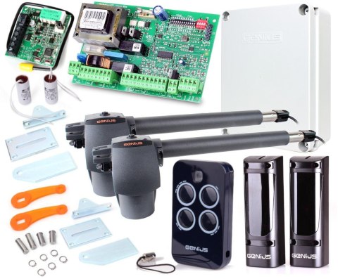 Zestaw Genius G-Bat 300 do bram 6m dwuskrzydłowych Zestaw Genius G-Bat 300 do bram 6m dwuskrzydłowych