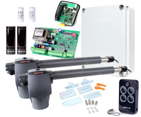 Zestaw Genius G-Bat 300 do bram 6m dwuskrzydłowych Zestaw Genius G-Bat 300 do bram 6m dwuskrzydłowych