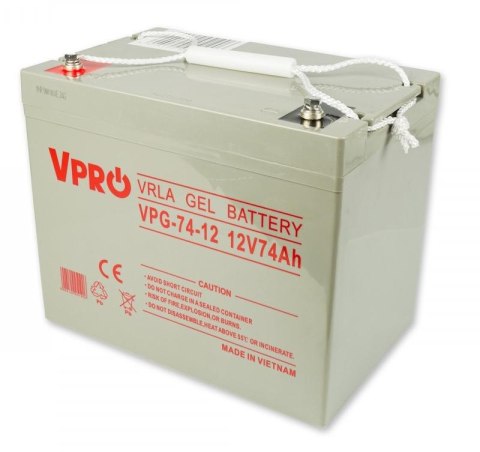 Akumulator Volt Polska GEL VPRO Solar 12V 74Ah Akumulator Volt Polska GEL VPRO Solar 12V 74Ah