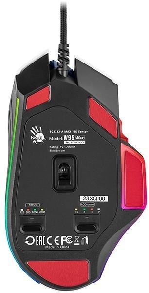 Mysz przewodowa A4tech Bloody W95 Max USB Sports Navy Mysz przewodowa A4tech Bloody W95 Max USB Sports Navy
