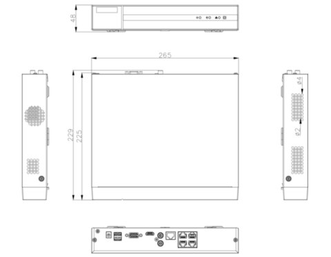 Rejestrator 5w1 Hilook by Hikvision 4 kanały DVR-4CH-5MP Rejestrator 5w1 Hilook by Hikvision 4 kanały DVR-4CH-5MP