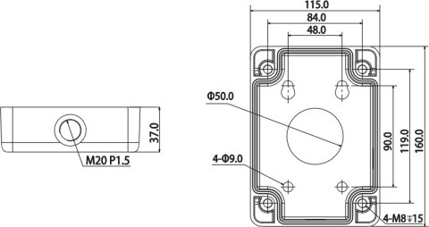 ADAPTER DAHUA PFA120 ADAPTER DAHUA PFA120