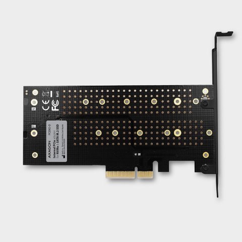 Adapter Axagon PCEM2-D PCIe NVME + SATA M.2 Adapter Axagon PCEM2-D PCIe NVME + SATA M.2