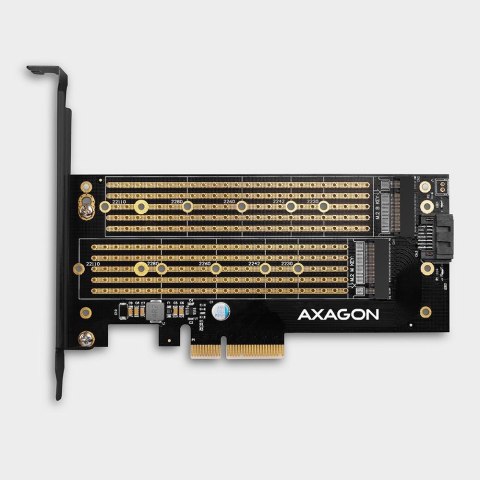Adapter Axagon PCEM2-D PCIe NVME + SATA M.2 Adapter Axagon PCEM2-D PCIe NVME + SATA M.2
