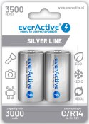 Akumulatorki C / R14 Ni-MH everActive 3500 mAh Silver Line (box 2 szt.) Akumulatorki C / R14 Ni-MH everActive 3500 mAh Silver Line (box 2 szt.)