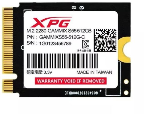 Dysk SSD Adata XPG GAMMIX S55 1TB M2230 Dysk SSD Adata XPG GAMMIX S55 1TB M2230