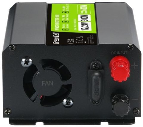 PRZETWORNICA NAPIĘCIA INVERTER Green Cell DUO 12/24V - 230V 300W/600W MODYFIKOWANA SINUSOIDA PRZETWORNICA NAPIĘCIA INVERTER Green Cell DUO 12/24V - 230V 300W/600W MODYFIKOWANA SINUSOIDA